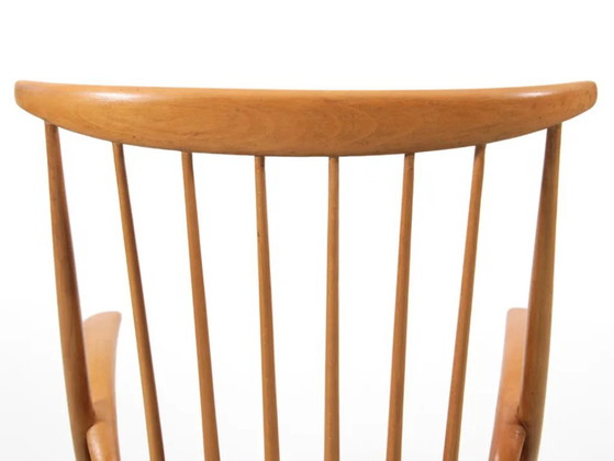 Sedia a dondolo scandinava di Illum Wikkelso, modello IW3 – Eilersen, Sedie a dondolo, Wood (photo 8 of 9)