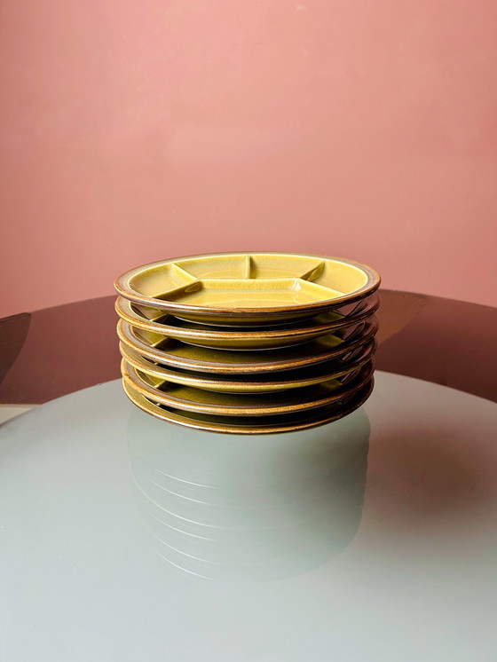 Image 1 of 💚SET VAN 6 OLIJFGROENE GOURMET/TAPASBORDEN💚