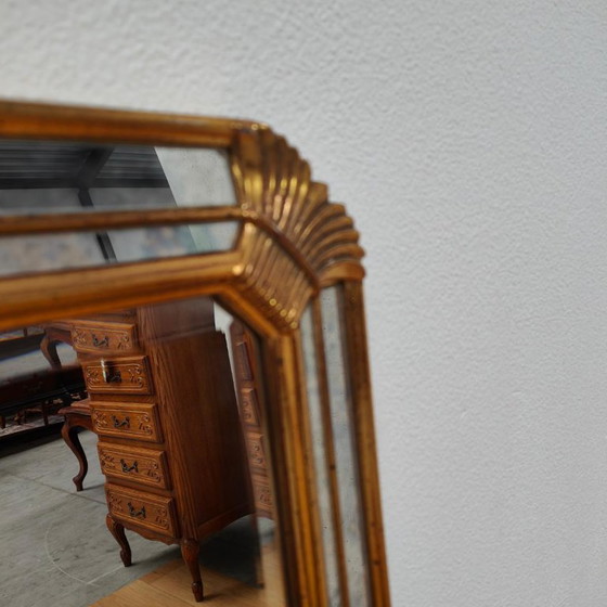 Miroir de cheminée DeKnudt style Hollywood Regency – Plastic (photo 8 of 16)