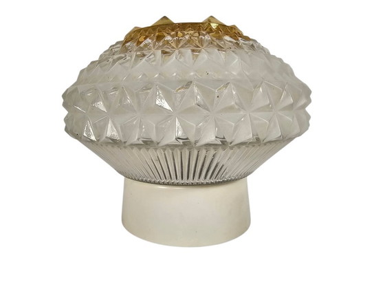 Image 1 of Herda Holland - plafonniere - geometrisch - persglas - 60's