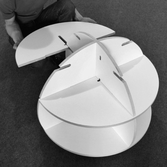 Image 1 of Estantería de pie Disko negra de ellips design