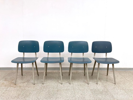 Image 1 of Set of 4 vintage design Revolt chairs Friso Kramer 1960s