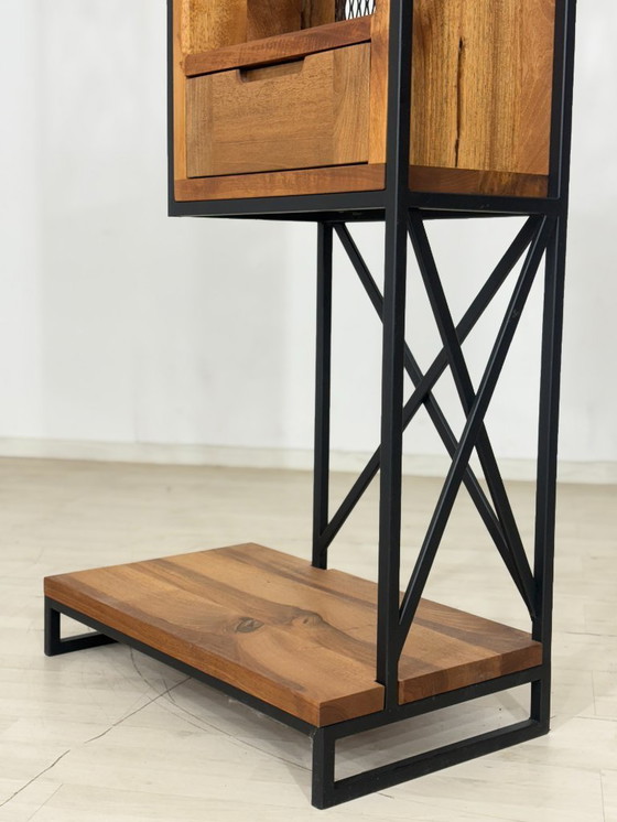 Image 1 of Industriële designplank, decoratieve kast, ladekast, boekenkast