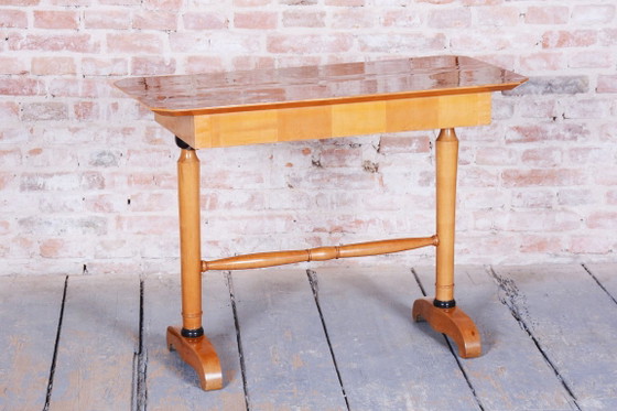Restored Biedermeier Writing Desk, Spruce, Maple Veneer, Austria, 1830s – Wood (photo 18 of 18)