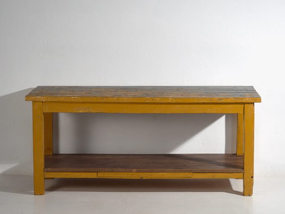 Antique long table with lower tray (c.1920) #17 – Dining tables, Rustic (photo 37 of 40)