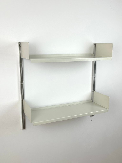 Étagère Dieter Rams Vitsœ 606, 2 étagères métalliques 65 cm, blanches – wandrek, Metal