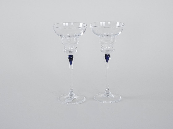 Image 1 of Set van twee glazen, Deens design, jaren 70, vervaardigd in Denemarken.