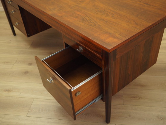 Image 1 of Escritorio Diplomat de palisandro, diseño danés, década de 1970, diseñador: Finn Juhl, fabricante: France & Son