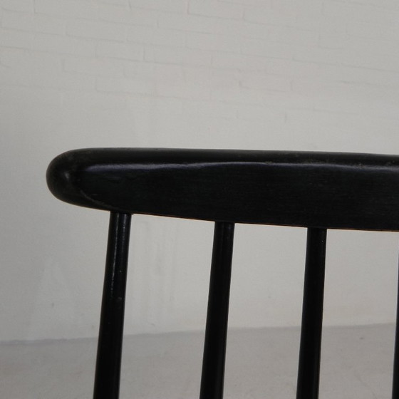 Image 1 of Set di 4 sedie con struttura a fuso, modello Fanett, Tapiovaara, anni '60