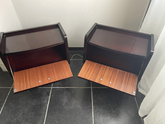 2 tables de chevet de style Mid-Century – Tables de nuit, Metal, Wood (photo 9 of 11)
