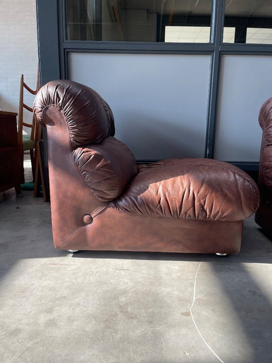 Image 1 of Italiaanse Mid Century Moderne modulaire lounge stoelen-sofa, 1960