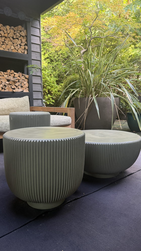 Set aus 3 Juno Garten-Couchtischen von Baxter – Gartentische, Other (photo 2 of 7)