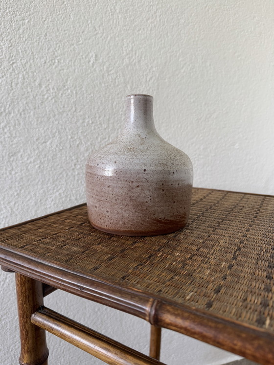 Image 1 of Vase Emailliertes Steinzeug Norbert Pierlot 60er Jahre