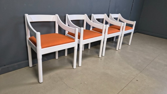 Image 1 of Conjunto de 4 sillones Carimate de Vico Magistretti, década de 1960.