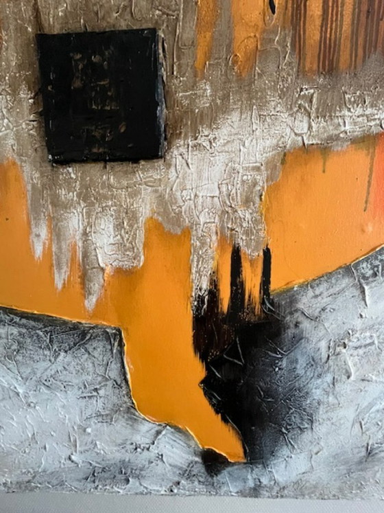 Image 1 of Gran cuadro abstracto de 150 x 150 cm.