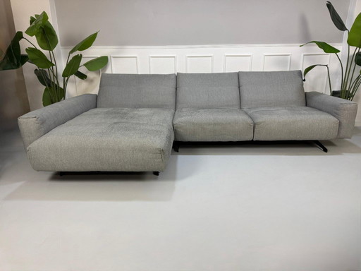 Rolf Benz 50 fabric gray sofa couch corner sofa relax function + cushions