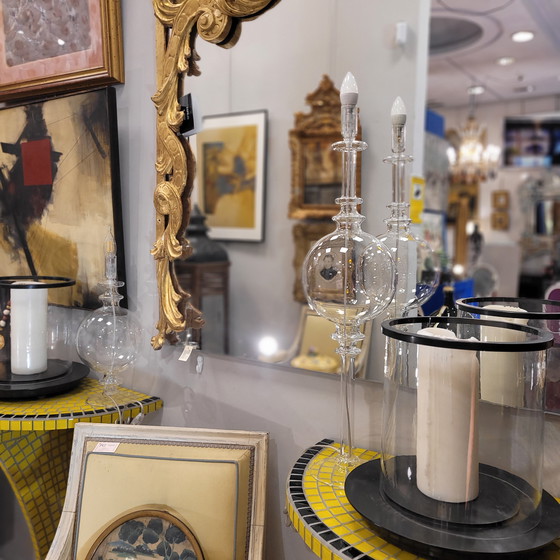 Image 1 of Paar lampen / kandelaars, Maison Les Héritiers voor Roche Bobois – Frankrijk