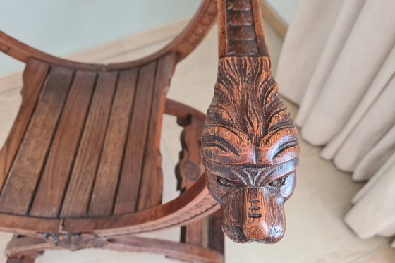 Image 1 of 1x Savonarola Dagobert Stuhl