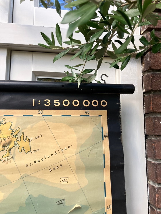 Image 1 of Carte murale/carte vintage XXL des États-Unis et de l'Amérique centrale