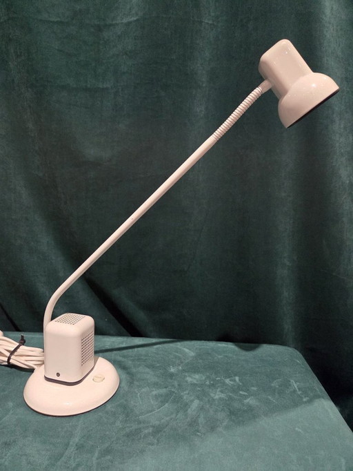 Lampe de bureau design Vrieland – blanc vintage – bras long