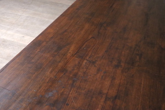 Pierre Jeanneret Large Library Table PJ-TAT-08-A, Chandigarh, 1955 – Dining tables, Wood, Vintage (photo 7 of 20)