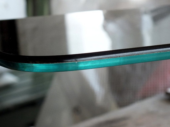 Image 1 of Paolo Caliani design années 70 by Linea T production Italie miroir à poser inclinable