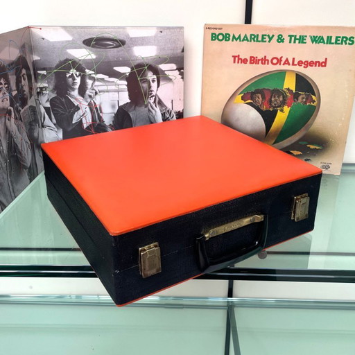 Bevon 70s Portable Record Case for 12-inch Vinyl LPs