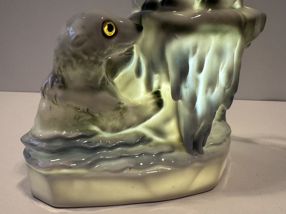 Image 1 of Art Deco (fragrance) lamp - polar bears