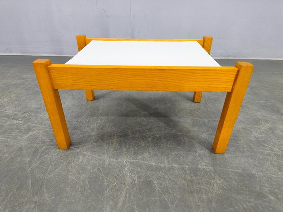 Image 1 of Portavasi in faggio stile metà secolo con piani Umakart, set anni '70