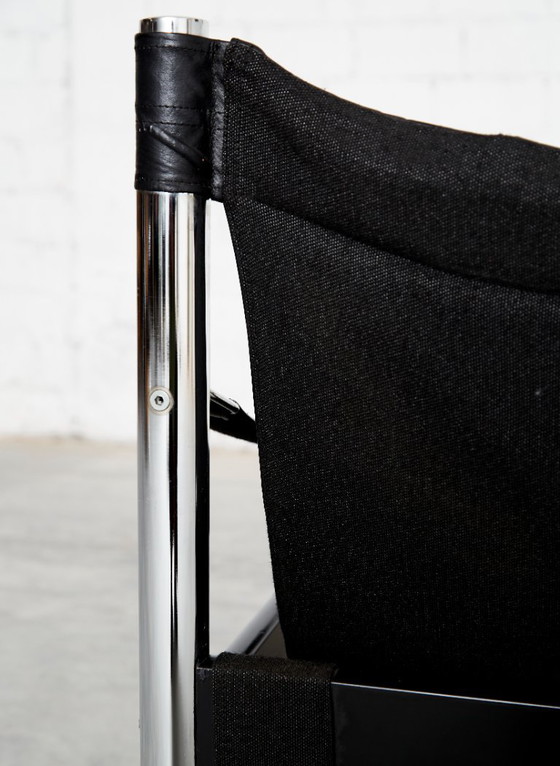 Coppia di Sedie Safari Börje Johanson per Johanson Design – Poltrone, Pelle, Metallo (photo 6 of 15)