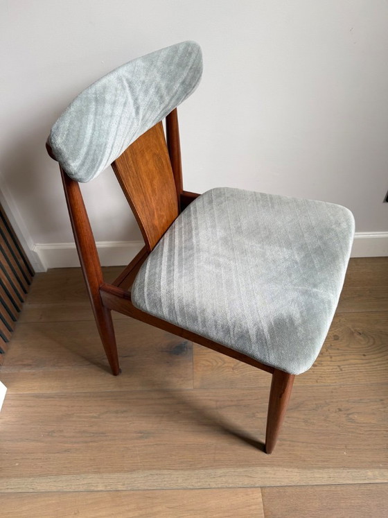 Image 1 of Chaises de salle à manger vintage - ensemble de quatre