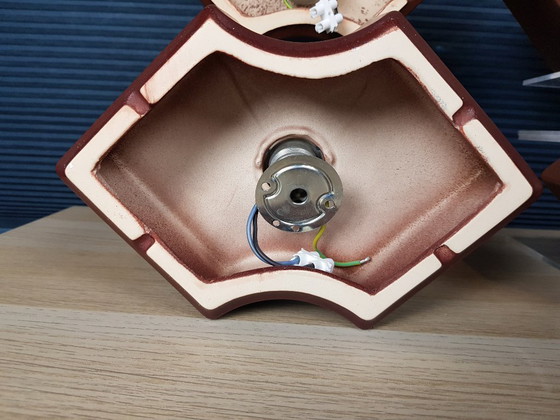 Image 1 of Satz von 4 Keramik-Wandlampen, Pan Keramik-Wandlampen 1970er Jahre