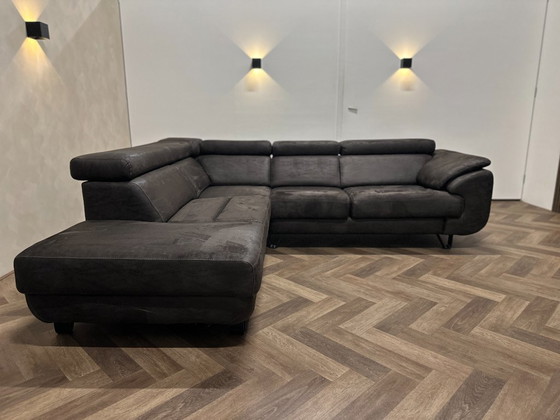 Henders&Hazel Ecksofa, Dunkelbraun, 261 x 235 cm – Henders & Hazel, Textile (photo 2 of 12)
