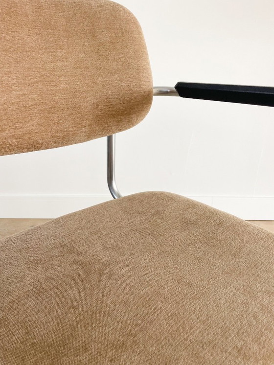 Image 1 of Sedia Gispen con struttura tubolare – vintage – rivestita