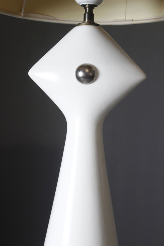 Kostka France - Large Post-Modernist Ceramic Design Lamp 1990s – Table lamps (photo 5 of 11)