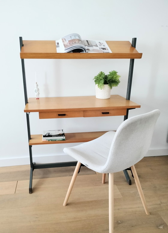 Image 1 of Vintage Modular Freestanding Wall System, Secretaire Olof Pira