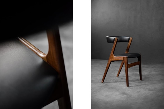 Image 1 of Vintage Mid-Century Danish Modern Teak Office Chair Model Fire by Kai Kristiansen