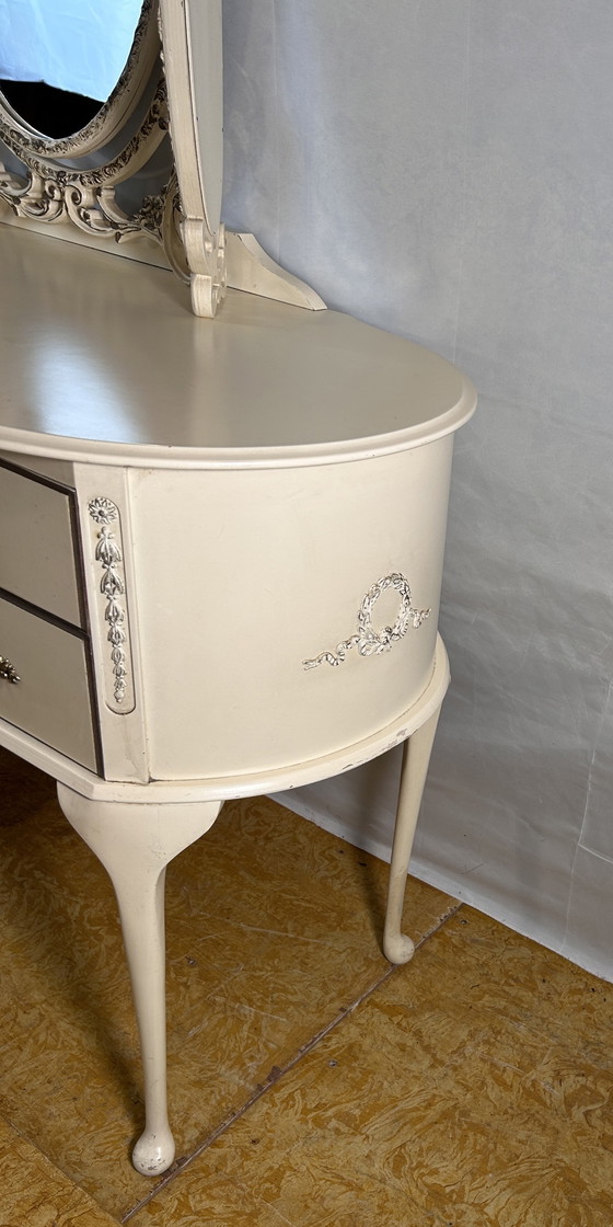 Image 1 of Romantique Vintage Shabby Chic Brocante Dressing Table English made