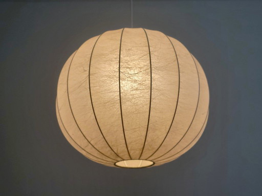 Lámpara colgante Cocoon vintage de Goldkant Leuchten, 1970