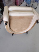 Vintage leather armchair