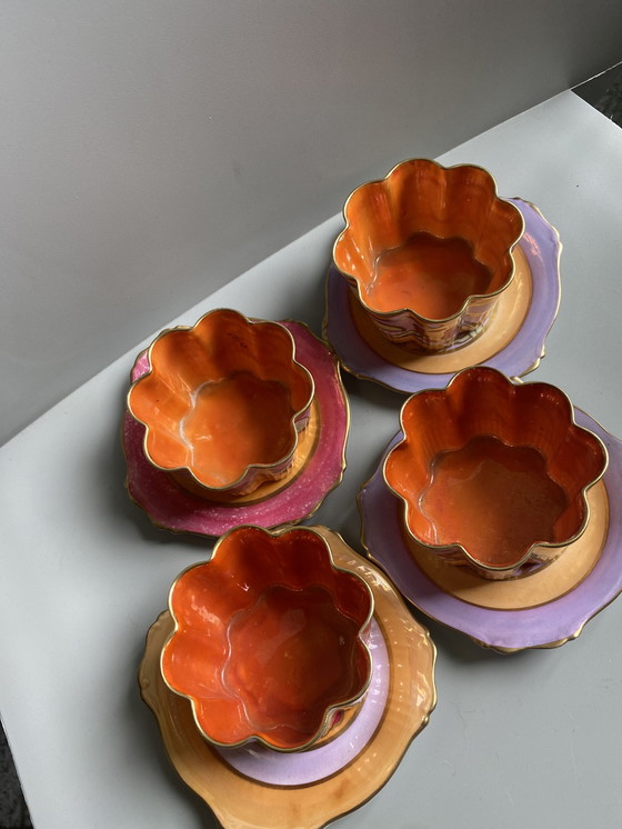 Image 1 of Paragon Rainbow bowls and saucers