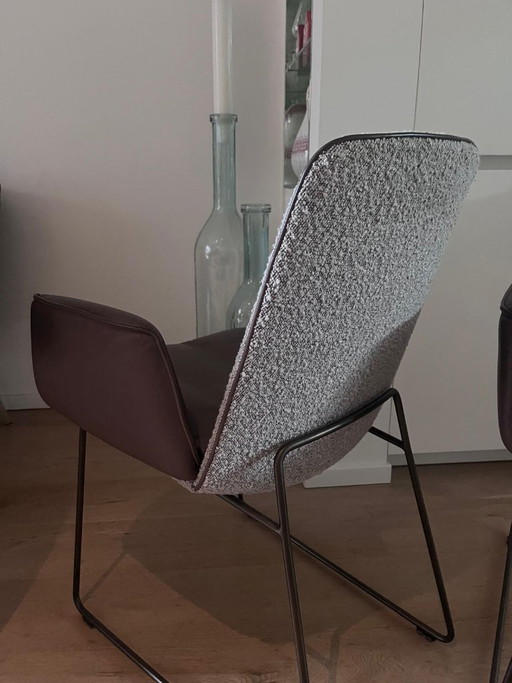 Sedie di design KFF – eetkamerstoelen, Leather (photo 2 of 6)