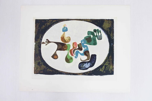 Litografia dell'artista René Myrha 