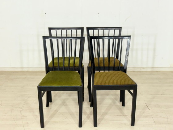 Image 1 of Set van 4 vintage stoelen / eetkamerstoelen uit de jaren 60