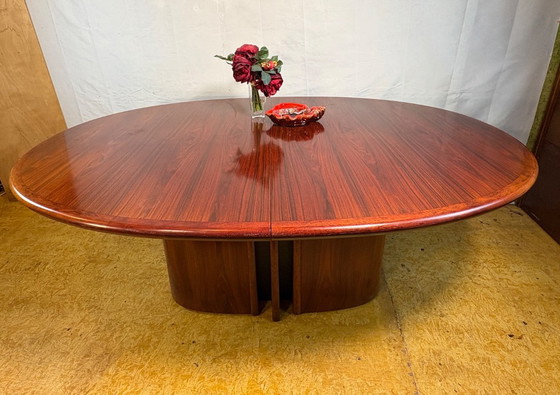 Excepcional mesa de comedor Skovby danesa de palisandro | Mediados de siglo | Diseño escultural | Mesa (photo 12 of 12)