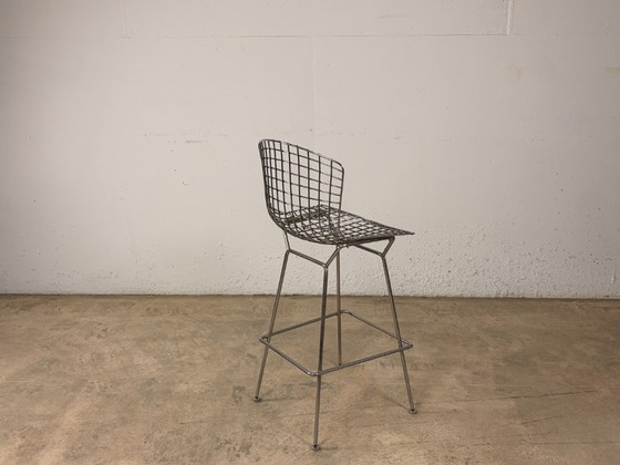 Image 1 of Harry Bertoia barkruk 427 voor Knoll International, jaren 70