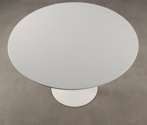 Image 1 of tavolo rotondo bianco opaco