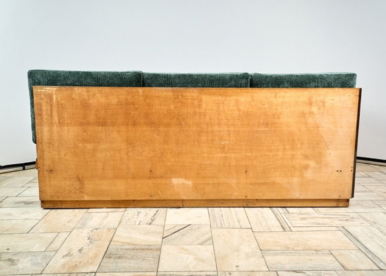 Image 1 of Art Déco hoekslaapbank van Jindřich Halabala voor UP Závody, jaren 50, Tsjechoslowakije