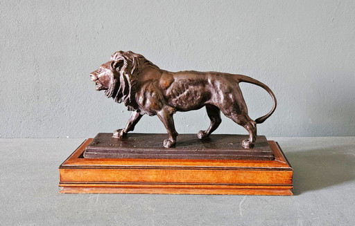 statue de lion