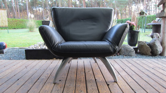 Image 1 of Leolux Design Classic "Panta Rhei "Leather 3-Seat + 1-Seat.Top